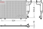 DCN10059 DENSO kondenzátor klimatizácie DCN10059 DENSO