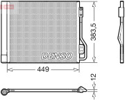 DCN16002 Kondenzátor, klimatizace DENSO