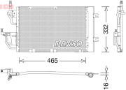 DCN20037 Kondenzátor, klimatizace DENSO