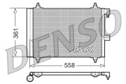 DCN21025 Kondenzátor, klimatizace DENSO