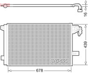 DCN32063 Kondenzátor, klimatizace DENSO