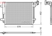 DCN32067 Kondenzátor, klimatizace DENSO