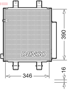 DCN35004 Kondenzátor, klimatizace DENSO