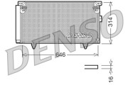 DCN36001 Kondenzátor, klimatizace DENSO