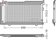 DCN36006 Kondenzátor, klimatizace DENSO