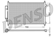 DCN40004 Kondenzátor, klimatizace DENSO