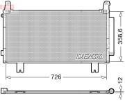 DCN40032 Kondenzátor, klimatizace DENSO