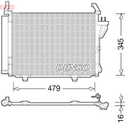 DCN41002 Kondenzátor, klimatizace DENSO