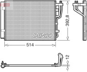 DCN41014 Kondenzátor, klimatizace DENSO