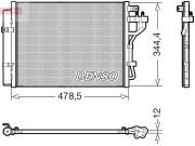 DCN43006 DENSO kondenzátor klimatizácie DCN43006 DENSO