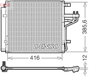 DCN43014 Kondenzátor, klimatizace DENSO