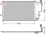 DCN44011 Kondenzátor, klimatizace DENSO