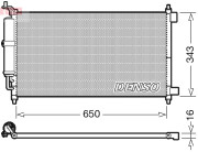 DCN46007 Kondenzátor, klimatizace DENSO