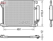 DCN46025 Kondenzátor, klimatizace DENSO