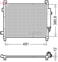 DCN46031 Kondenzátor, klimatizace DENSO