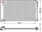 DCN46038 Kondenzátor, klimatizace DENSO