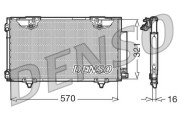 DCN50010 Kondenzátor, klimatizace DENSO