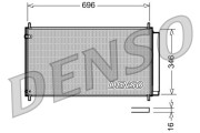 DCN50022 Kondenzátor, klimatizace DENSO