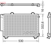 DCN50060 Kondenzátor, klimatizace DENSO