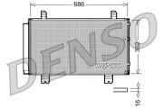 DCN51002 Kondenzátor, klimatizace DENSO