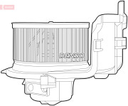 DEA23015 vnitřní ventilátor DENSO