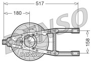 DER09012 Větrák, chlazení motoru DENSO