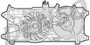 DER09026 DENSO ventilátor chladenia motora DER09026 DENSO