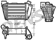 DIT02004 DENSO chladič plniaceho vzduchu DIT02004 DENSO