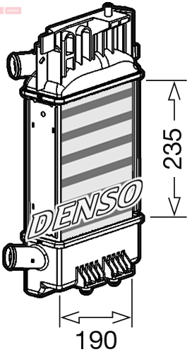 DIT50012 Chladič turba DENSO