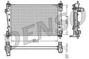 DRM01006 Chladič, chlazení motoru DENSO