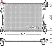 DRM01010 Chladič, chlazení motoru DENSO