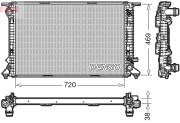 DRM02023 DENSO chladič motora DRM02023 DENSO