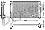 DRM02030 Chladič, chlazení motoru DENSO