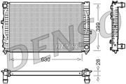 DRM02032 Chladič, chlazení motoru DENSO