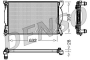 DRM02033 DENSO chladič motora DRM02033 DENSO