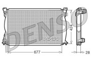 DRM02038 Chladič, chlazení motoru DENSO