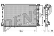 DRM02039 Chladič, chlazení motoru DENSO