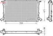 DRM02047 Chladič, chlazení motoru DENSO