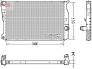 DRM05006 DENSO chladič motora DRM05006 DENSO