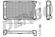 DRM05032 Chladič, chlazení motoru DENSO