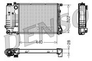 DRM05042 Chladič, chlazení motoru DENSO