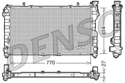 DRM06011 DENSO chladič motora DRM06011 DENSO