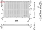 DRM06038 Chladič, chlazení motoru DENSO