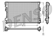 DRM07055 Chladič, chlazení motoru DENSO