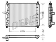 DRM09027 Chladič, chlazení motoru DENSO