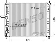 DRM09029 Chladič, chlazení motoru DENSO