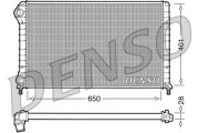 DRM09061 Chladič, chlazení motoru DENSO