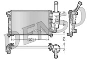 DRM09086 DENSO chladič motora DRM09086 DENSO