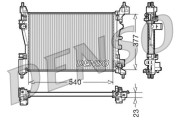 DRM09109 Chladič, chlazení motoru DENSO