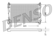 DRM09112 Chladič, chlazení motoru DENSO